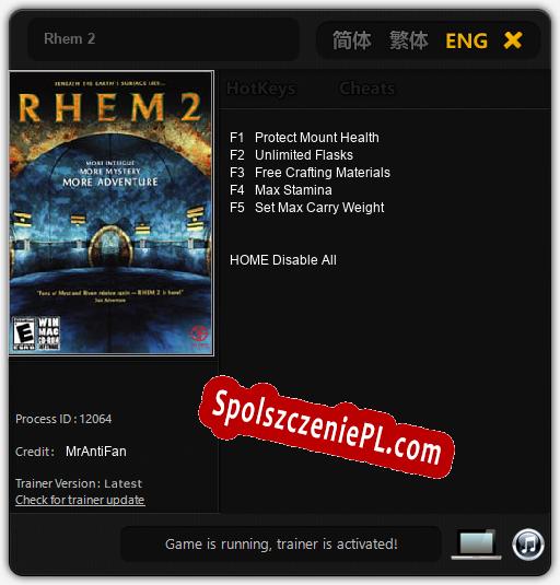 Rhem 2: Treinador (V1.0.21)