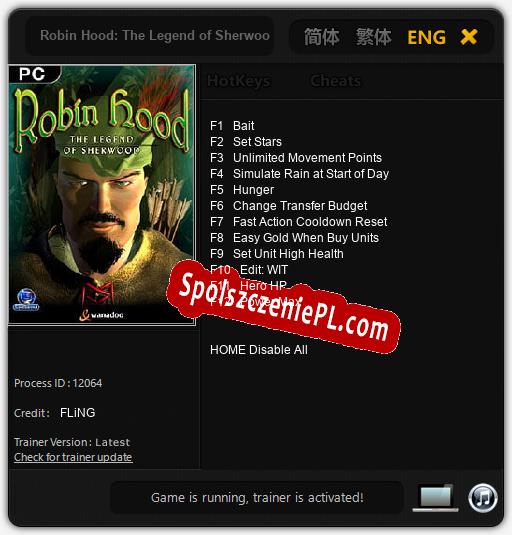 Robin Hood: The Legend of Sherwood: Cheats, Trainer +12 [FLiNG]