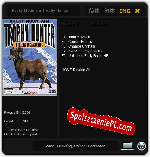 Treinador liberado para Rocky Mountain Trophy Hunter [v1.0.8]