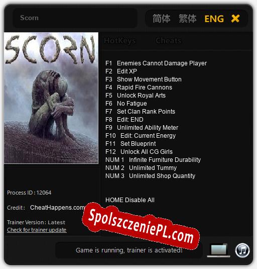 Scorn: Treinador (V1.0.12)