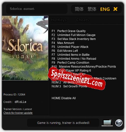 Sdorica -sunset-: Cheats, Trainer +15 [dR.oLLe]