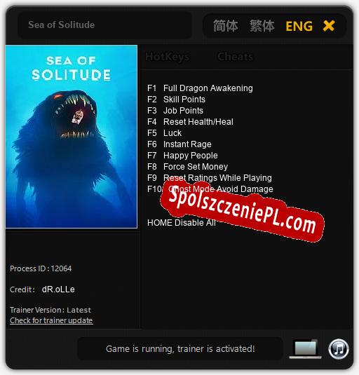 Sea of Solitude: Cheats, Trainer +10 [dR.oLLe]