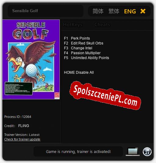 Sensible Golf: Cheats, Trainer +5 [FLiNG]