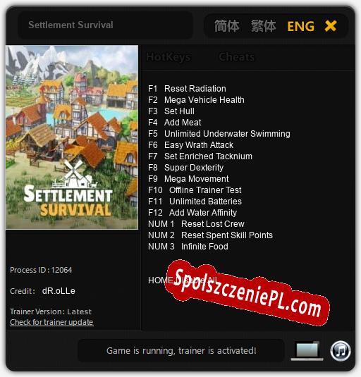 Settlement Survival: Trainer +15 [v1.3]