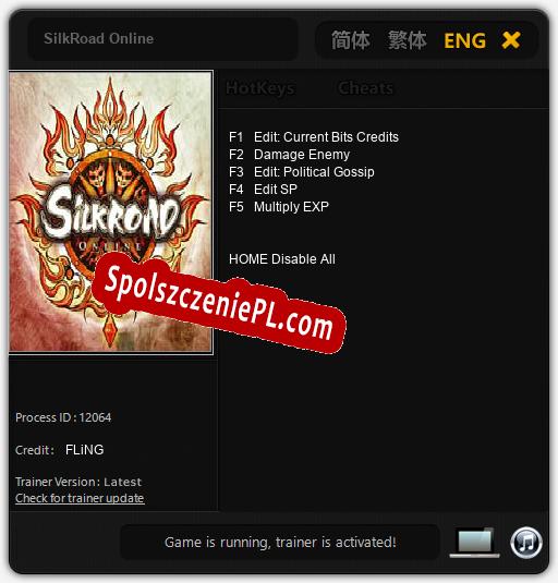 SilkRoad Online: Cheats, Trainer +5 [FLiNG]