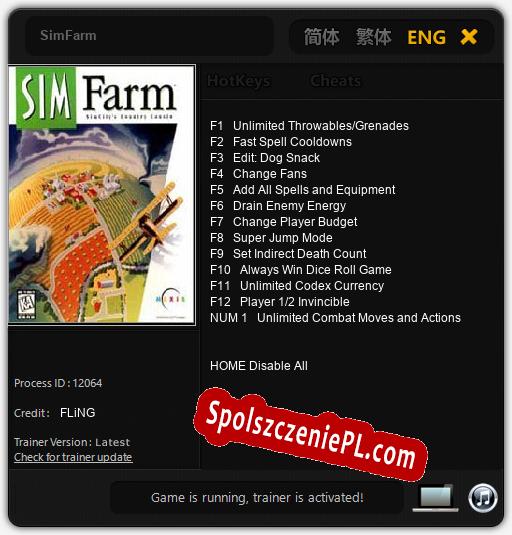 SimFarm: Treinador (V1.0.10)