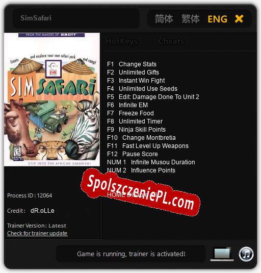 SimSafari: Trainer +14 [v1.4]