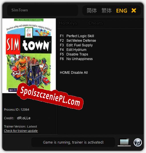 SimTown: Trainer +6 [v1.8]