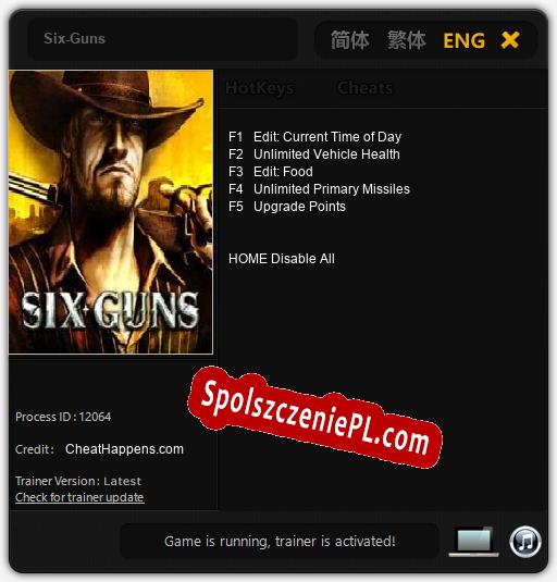 Six-Guns: Trainer +5 [v1.1]