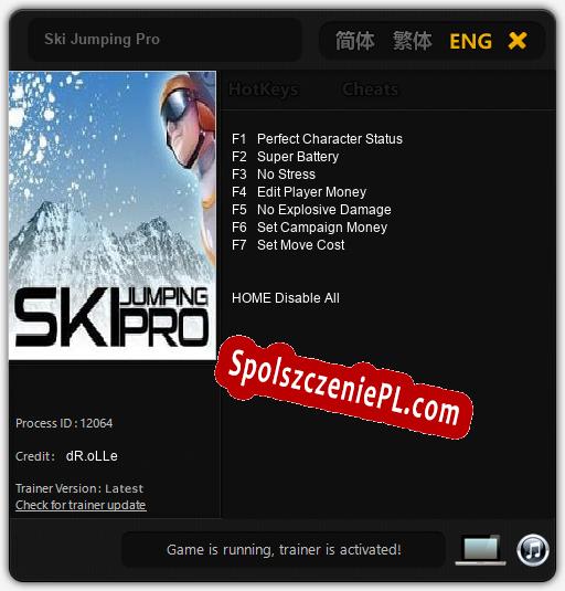 Ski Jumping Pro: Cheats, Trainer +7 [dR.oLLe]