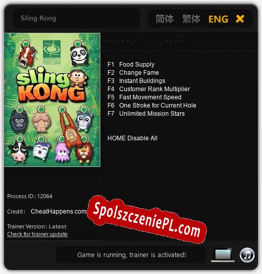 Sling Kong: Trainer +7 [v1.6]