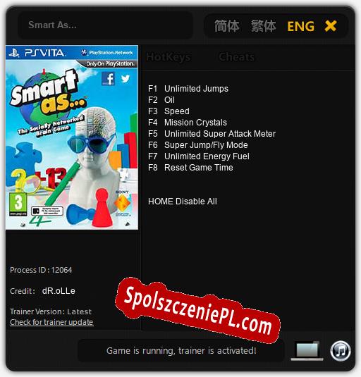 Smart As...: Cheats, Trainer +8 [dR.oLLe]