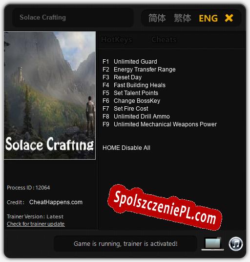 Solace Crafting: Treinador (V1.0.73)