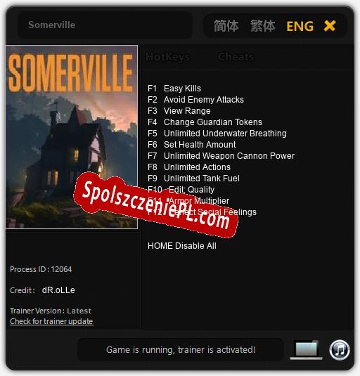 Somerville: Trainer +12 [v1.1]