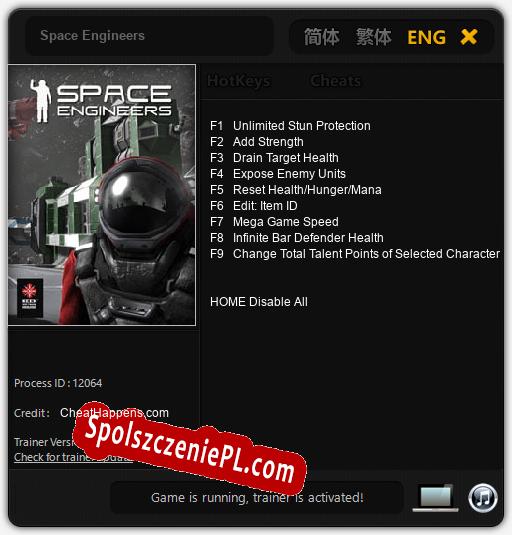 Space Engineers: Cheats, Trainer +9 [CheatHappens.com]