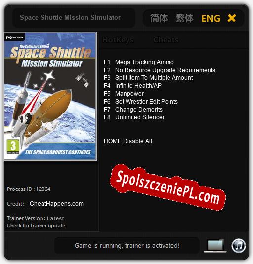 Space Shuttle Mission Simulator: Treinador (V1.0.11)