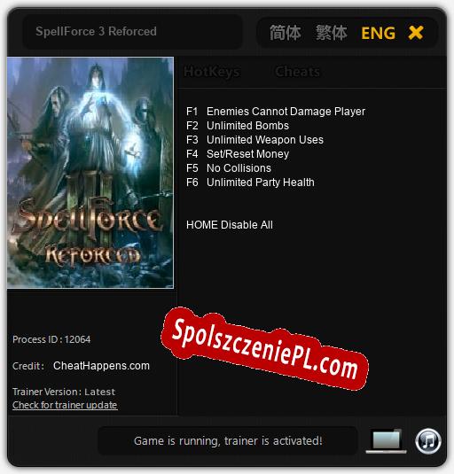 SpellForce 3 Reforced: Cheats, Trainer +6 [CheatHappens.com]