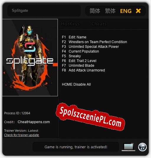 Splitgate: Treinador (V1.0.52)