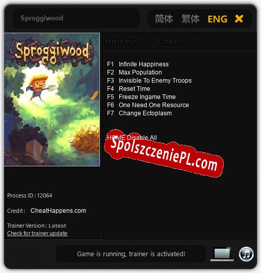 Sproggiwood: Cheats, Trainer +7 [CheatHappens.com]