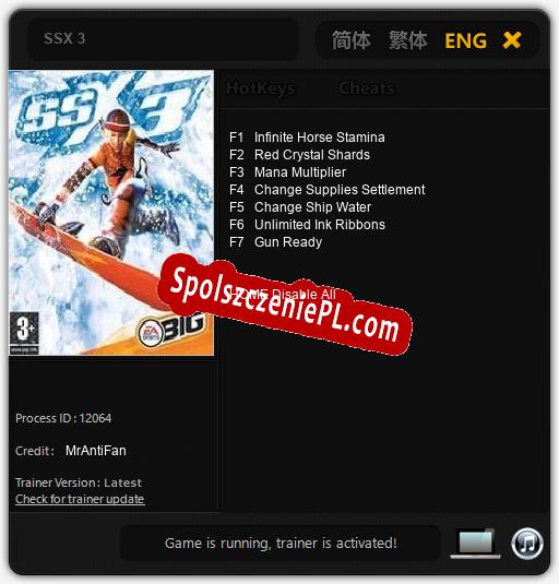 SSX 3: Cheats, Trainer +7 [MrAntiFan]