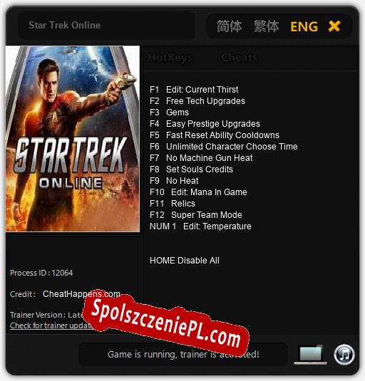 Treinador liberado para Star Trek Online [v1.0.9]