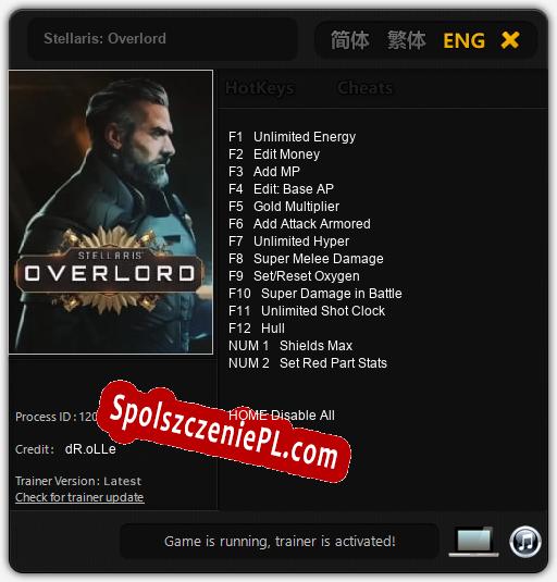 Stellaris: Overlord: Trainer +14 [v1.8]