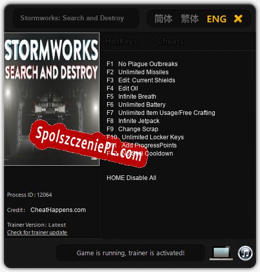 Stormworks: Search and Destroy: Trainer +12 [v1.5]