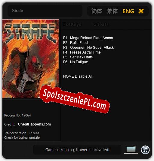 Strafe: Trainer +6 [v1.1]