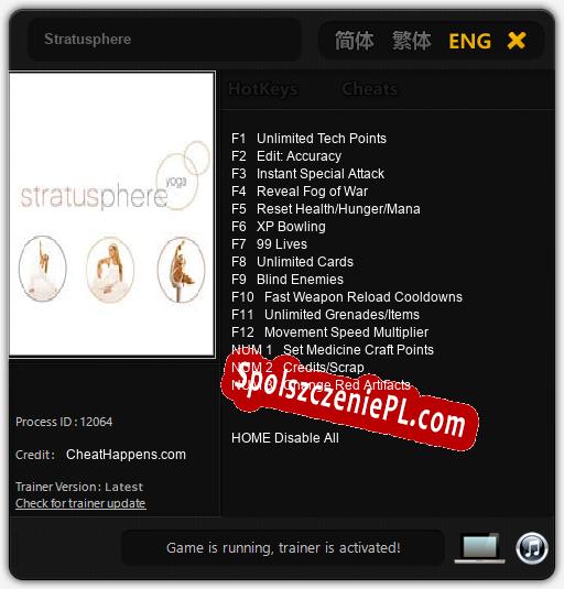 Stratusphere: Cheats, Trainer +15 [CheatHappens.com]