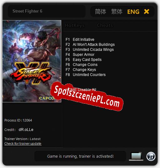 Street Fighter 6: Cheats, Trainer +8 [dR.oLLe]