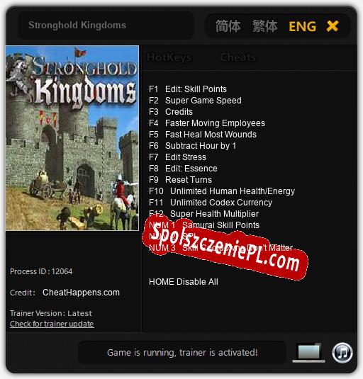 Stronghold Kingdoms: Trainer +15 [v1.1]