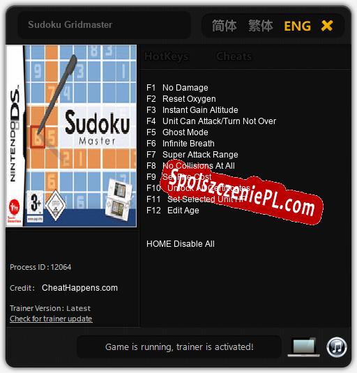 Sudoku Gridmaster: Treinador (V1.0.6)