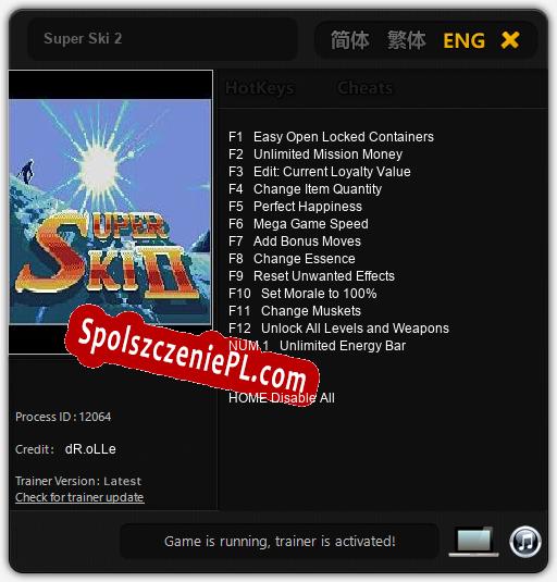 Super Ski 2: Cheats, Trainer +13 [dR.oLLe]