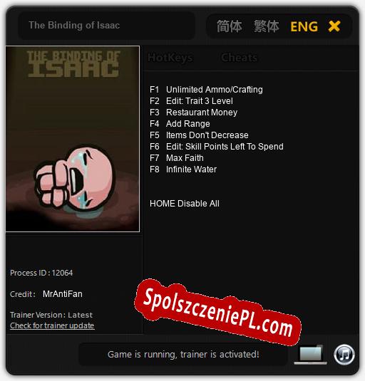 The Binding of Isaac: Treinador (V1.0.1)