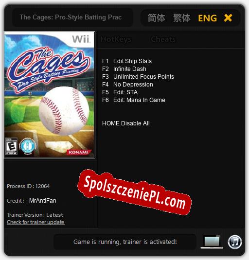 The Cages: Pro-Style Batting Practice: Trainer +6 [v1.5]