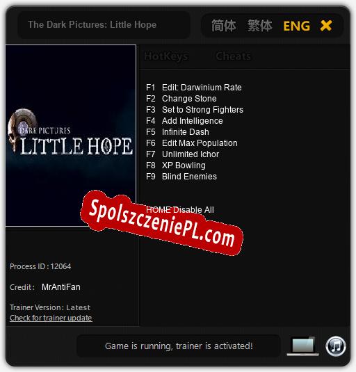 The Dark Pictures: Little Hope: Cheats, Trainer +9 [MrAntiFan]