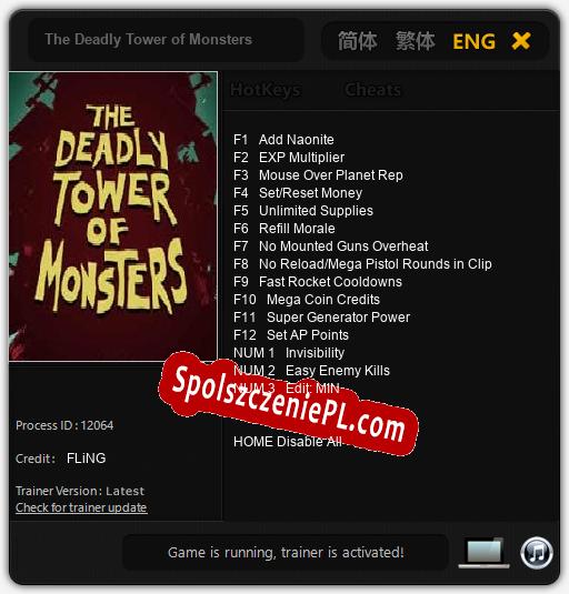 Treinador liberado para The Deadly Tower of Monsters [v1.0.8]