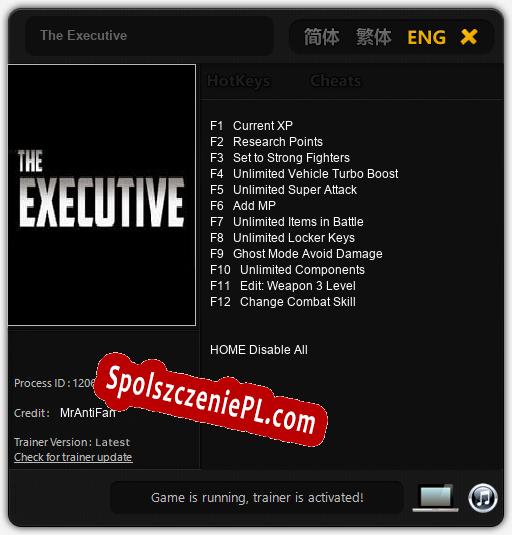 The Executive: Trainer +12 [v1.2]