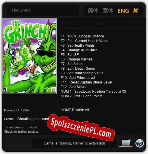 The Grinch: Treinador (V1.0.98)