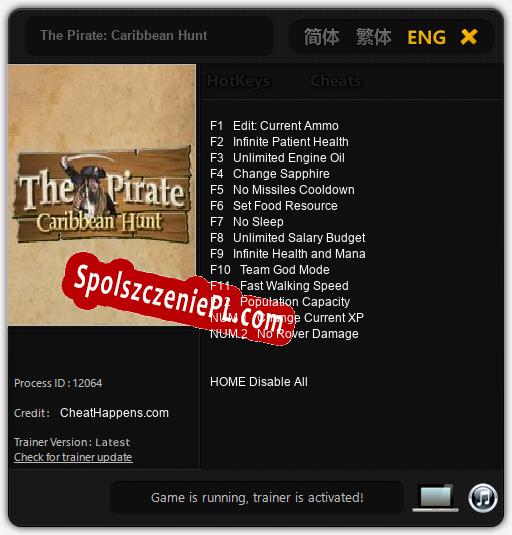 The Pirate: Caribbean Hunt: Cheats, Trainer +14 [CheatHappens.com]