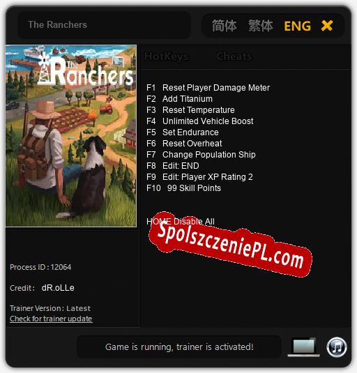 The Ranchers: Cheats, Trainer +10 [dR.oLLe]