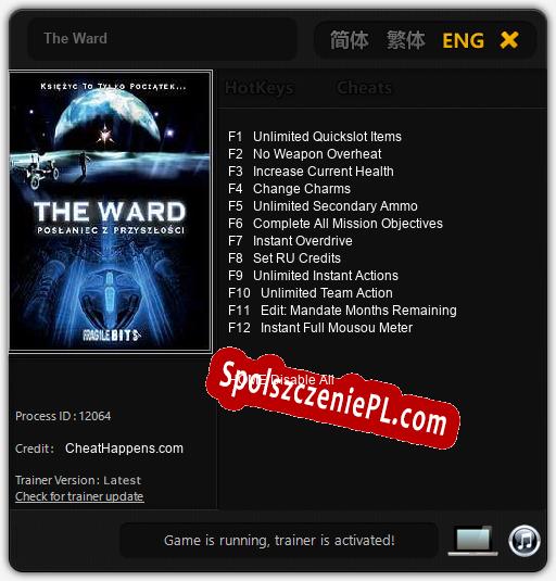 The Ward: Trainer +12 [v1.4]