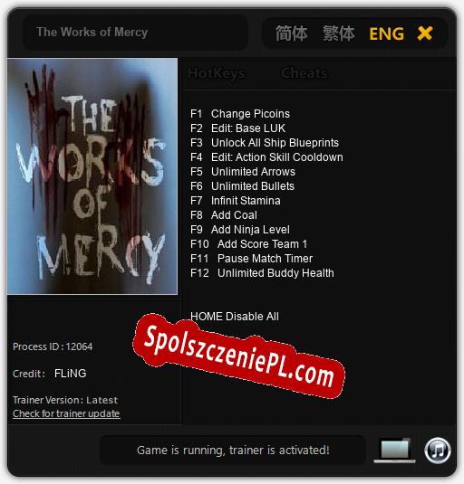 The Works of Mercy: Treinador (V1.0.76)