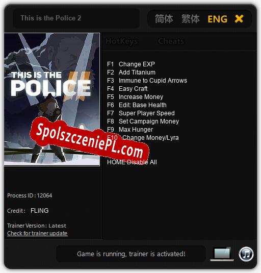 This is the Police 2: Treinador (V1.0.63)