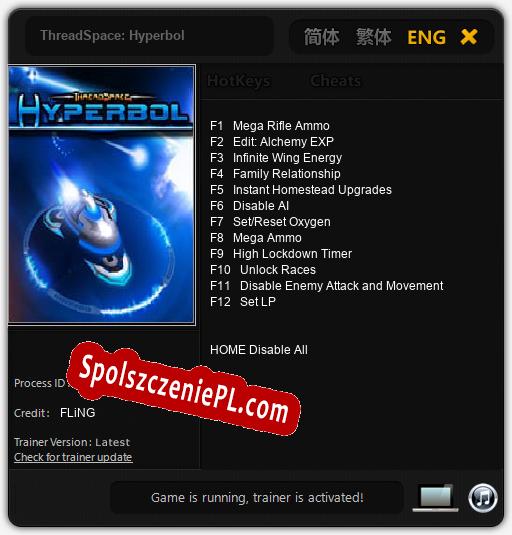 ThreadSpace: Hyperbol: Trainer +12 [v1.6]