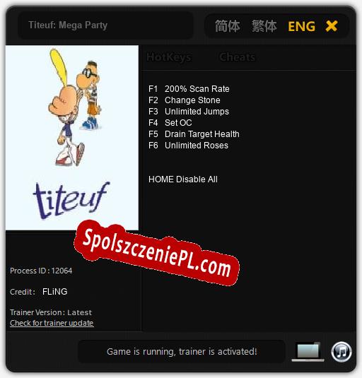 Titeuf: Mega Party: Cheats, Trainer +6 [FLiNG]