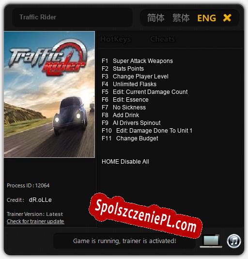 Traffic Rider: Treinador (V1.0.32)