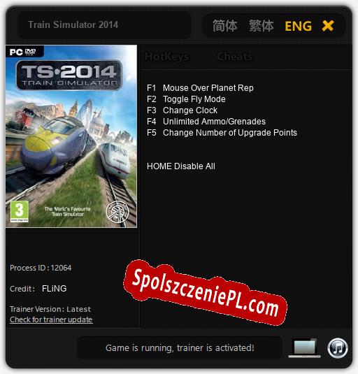 Train Simulator 2014: Cheats, Trainer +5 [FLiNG]