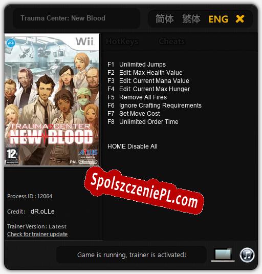 Trauma Center: New Blood: Treinador (V1.0.71)