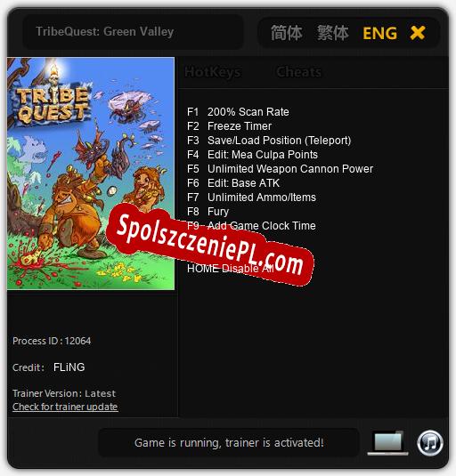 TribeQuest: Green Valley: Cheats, Trainer +9 [FLiNG]